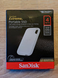 ✔️ SANDISK Extreme® Portable SSD Festplatte, 4 TB extern, Weiß