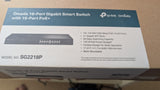 ✔️ TP-Link SG2218P 18-Port Gigabit Managed PoE Switch mit 2 SFP-Slots (150 Watt, Zentrales Cloud-Management, In Omada-SDN integriert, IPv6, Sicheres Netzwerk) Schwarz,Geschäfts-Netzwerk