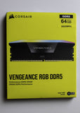 ✔️ CORSAIR Vengeance RGB DDR5 64GB (2 x 32GB) Bis zu 5600MHz Intel RAM