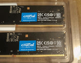 ✔️ Crucial DDR5 RAM 16GB Kit (2x8GB) 4800MHz, PC Computer Arbeitsspeicher, CL40 - CT2K8G48C40U5