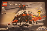 ✔️ LEGO 42145 Technic Airbus H175 Rettungshubschrauber, Modellbausatz für Kinder, Spielzeug-Hubschrauber mit drehbaren Rotoren und motorisierten Funktionen, Lernspielzeug