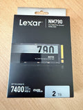 ✔️ Lexar NM790 2TB Interne SSD, M.2 2280 PCIe Gen4x4 NVMe 1.4 , Bis zu 7400MB/s Lesen, 6500MB/s Schreiben, Solid-State-Laufwerk für PS5, PC, Laptop und Gamer (LNM790X002T-RNNNG)