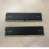 ✔️ Crucial Pro DDR5 RAM 128GB Kit (2x64GB) 5600MHz, Intel XMP 3.0 / AMD Expo, PC Computer Arbeitsspeicher - CP2K64G56C46U5