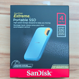 ✔️ SanDisk External Solid State Drive 4 Tb Blue, SDSSDE61-4T00-G25B