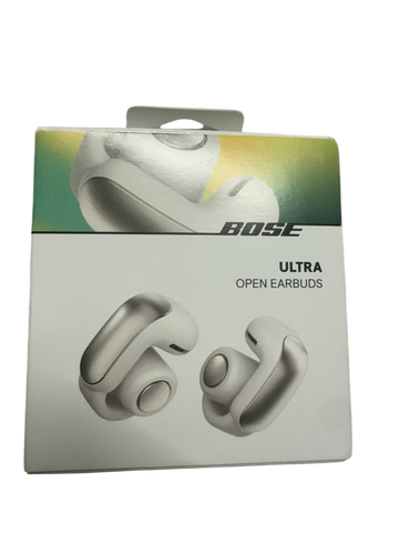 Bose Ultra Open Ear Earbuds mit OpenAudio-Technologie, Open Ear kabellose Earbuds, bis zu 48 Stunden Akkulaufzeit, Rauchweiß