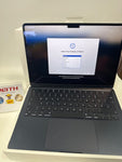 Apple 2024 13" MacBook Air Laptop mit M3 Chip: 13,6" Liquid Retina Display, 16 GB gemeinsamer Arbeitsspeicher, 512 GB SSD Speicher, beleuchtete Tastatur, 1080p FaceTime HD Kamera, Mitternacht