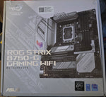 ASUS ROG STRIX B760-G GAMING WIFI Mainboard Sockel Intel LGA 1700 (Intel B760, mATX, DDR5 Speicher, PCIe 5.0, WiFi 6E, 2x PCIe 4.0 M.2, Aura Sync) weiß