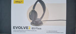 ✔️ Jabra Evolve2 65 Flex - Schnurloses Stereo-Bluetooth-Headset mit geräuschunterdrückender Jabra ClearVoice Technologie und hybrider ANC - mit führenden UC-Plattformen kompatibel - Schwarz NEU&OVP✔️ / Differenzbesteuert nach §25a