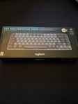 Logitech MX Mechanische kabellose Mini-Tastatur mit Beleuchtung, Taktile leise Tasten, Hintergrundbeleuchtung, Bluetooth, USB-C, macOS, Windows, Linux, iOS, Android, Metall, Deutsches QWERTZ - Graphit