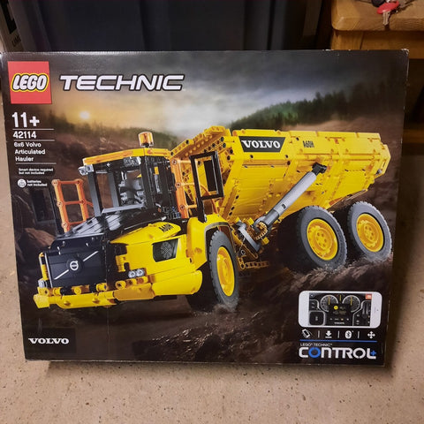 ✔️ LEGO 42114 Technic Knickgelenkter Volvo-Dumper (6x6) ferngesteuertes Auto, Konstruktionsfahrzeug für Kinder und Erwachsene