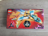 ✔️ LEGO 71770 Ninjago Zanes Golddrachen Jet Set mit Spielzeug Flugzeug und Cole und Zane Minifiguren, tolles Geschenk zum Geburtstag für Kinder ab 7 Jahre, Mehrfarbig