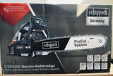 Scheppach Benizn Kettensäge CSP5300 Motorsäge | 2 Takt Motor mit 2,7PS und 53 cm³ | 20" ProCut Schwert & Kette | 47cm Schnittlänge | automatische Kettenschmierung & Kettenbremse | Antivibrationssystem