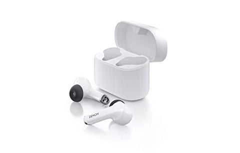 Denon AH-C830WNC kabellose In Ear Kopfhörer mit Bluetooth und Noise Cancelling, Soundmaster-Tuning und bis zu 24 Stunden Akkulaufzeit, Weiß, Norme