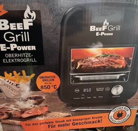 E-Power GOURMETMAXX 8100 BeeFGrill Oberhitzegrill Beef Maker, Elektrogrill 850 °C