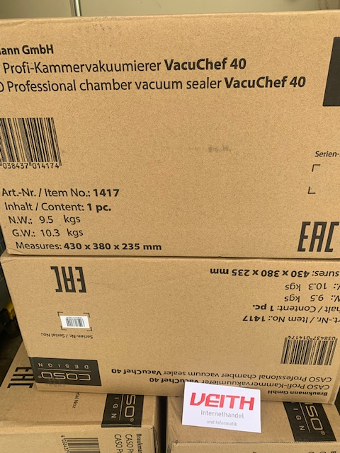 Caso VacuChef 40 Vakuumierer Neu – IT-Veith